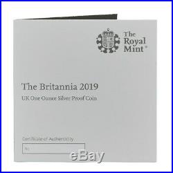 2019 Great Britain 1 oz PROOF Silver Britannia 2£ NGC PF70 UC Top Pop 128