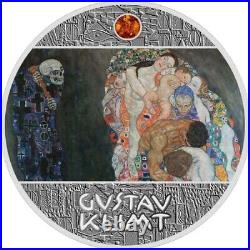 2019 Gustav Klimt death and life an artist breaking the rules silver coin