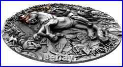 2019 Red Horse Four Horsemen of the Apocalypse 2 oz Pure Silver Coin