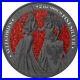 2019 The Allegories Britannia Germania 2 Oz. Ruthenium & Red Diamond Dust