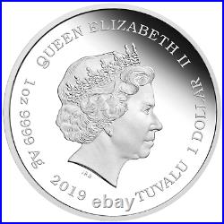 2019 The Simpsons Lisa Simpson 1oz $1 Silver 99.99% Dollar Proof Coin