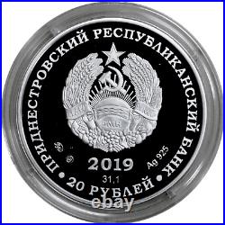 2019 Transnistria Silver Coin Luna 1 First Artificial Satellite Of The Sun Space