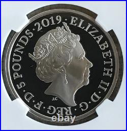 2019 UK Tower Of London Legend Of The Ravens £5 Proof Coin NGC PF 70 UCAM FR