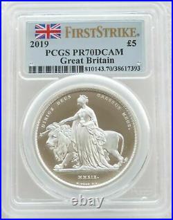 2019 Una and the Lion £5 Pound Silver Proof 2oz Coin PCGS PR70 DCAM First Strike