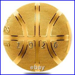 2020 1 oz Silver Basketball Spherical Coin Samoa. 999 Fine (withBox & COA)