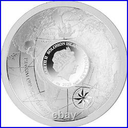 2020 400TH Anniversary of the Mayflower 50 grams Pure Silver Convex Coin