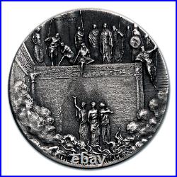 2020 Biblical Series The Fiery Furnace 2 oz Silver Coin