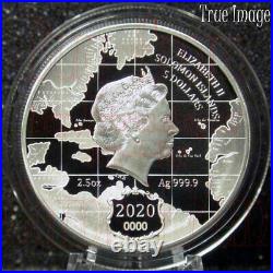 2020 Compass The Great Outdoors $5 2.5 OZ Pure Silver Coin Solomon Islands PAMP