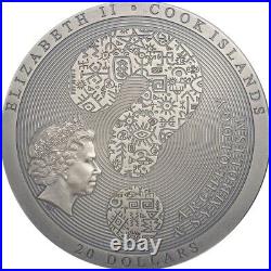2020 Dendera Zodiac Egypt Archaeology & Symbolism 3 oz Pure Silver Smartmint