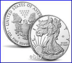2020 End of World War II 75th Anniversary American Eagle Silver Coin IN HAND