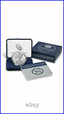 2020 End of World War II 75th Anniversary Eagle Silver Proof Coin V75 SEALED BOX