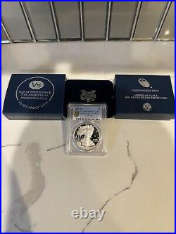2020 End of World War II 75th Anniversary Silver Eagle v75 Coin PR69DCAM