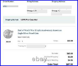2020 GOLD & SILVER End of World War II 75th Anniversary American Eagle SEALED