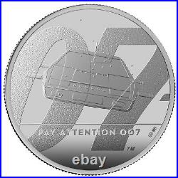 2020 Great Britain £2 James Bond 007 Pay Attention 1 oz Silver Coin NGC PF 69