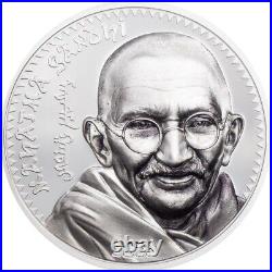 2020 Mahatma Gandhi 1 oz Pure Silver Coin Mongolia