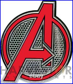 2020 Marvel Avengers Avengers Logo 1 Oz. Silver Coin With Pure Silver Coa