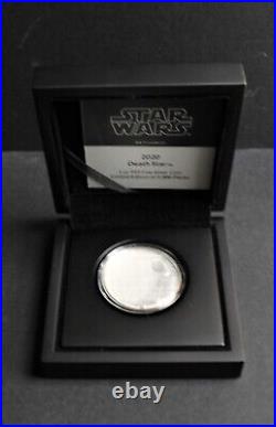 2020 NIUE Two Silver Dollars Star Wars Death Star Coin Free USA Shipping