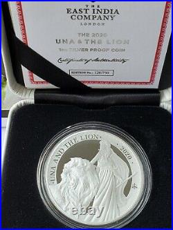 2020 Una and the Lion 1 Oz Silver Proof Only 750 Minted SOLD OUT WORLDWIDE