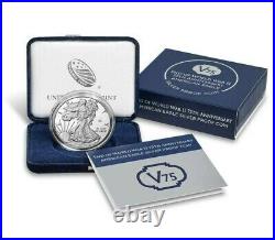 2020 W END WORLD WAR II 75th AMERICAN EAGLE Silver Coin IN HAND Sealed 20XF