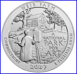 2020 Weir Farm a national park for art silver coin