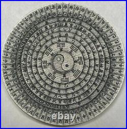 2020Heavenly Stems and Earthly Branches Chinese Calenders 2 oz Pure Silver Coin