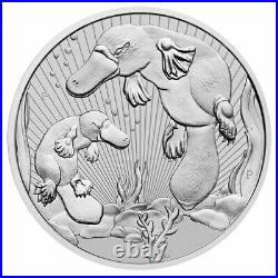 2021-2022 Platypus & Dingo Mother and Baby Piedfort 2oz Silver Coins Australia