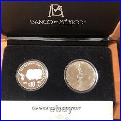 2021 Banco De Mexico Silver Libertad Series & Bicentennial Box Set