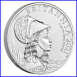 2021 Great Britain £2 Britannia Premium BU 1 oz Silver Coin 7,500 Made