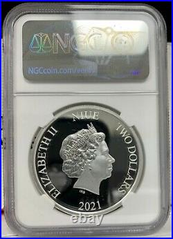 2021 Niue Lunar Year of the Ox Colorized 1 oz Silver Proof Coin NGC PF 70 UCAM