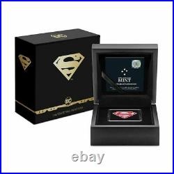 2021 SUPERMAN Shield DC Comics 1oz Silver Coin Present / Gift