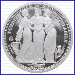 2021 St Helena The Three Graces 2oz Silver Proof Two Pound Boxed with Cert
