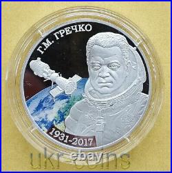 2021 Transnistria Silver Color Coin Russian Astronaut Grechko Space Exploration