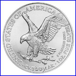 2022 1 oz Silver American Eagle $1Coin BU(Lot of 5)