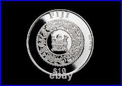 2022 Fiji $10 Lunar Year of the Tiger Proof 1 oz Silver Coin 8,888 Made
