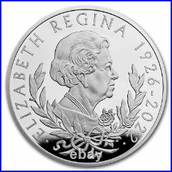 2022 GB 1oz Silver £2 Her Majesty Queen Elizabeth Prf SKU#261523