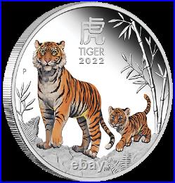 2022 LUNAR SERIES III YEAR OF THE TIGER 1oz SILVER TRIO $1 3-coin Set 3oz-total