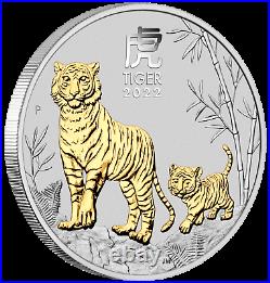 2022 LUNAR SERIES III YEAR OF THE TIGER 1oz SILVER TRIO $1 3-coin Set 3oz-total