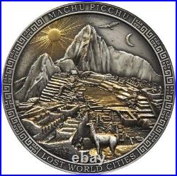 2022 Machu Picchu lost world cities 2 oz silver coin