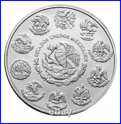 2022 Mexico 3 Oz Silver Libertad 40th Anniversary Coin Bar