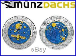 25 Euro Cosmology Austria Niobium Silver Proof bimetallic 2015