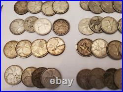 3 Rolls of (120) 80% SILVER Canada 25 CENTS & (10) 50% Canada 25 cent coins