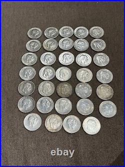 34x 1912 Austro-Hungarian Empire Austria Circu. 2 Corona Silver. 835 Coin