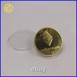 4sets Gold/silver Bitcoin Ada Cardano Crypto Ethereum/Litecoin/Dash Coin gift