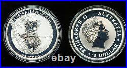5 Pc Set 1 Oz. Silver 2015 Eagle, Britannia, Koala, Panda, Maple Leaf (3g131)