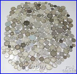 57.44ozt Assorted Foreign/World Silver Coins 1786.4g 27376