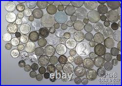 57.44ozt Assorted Foreign/World Silver Coins 1786.4g 27376