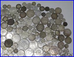 57.44ozt Assorted Foreign/World Silver Coins 1786.4g 27376