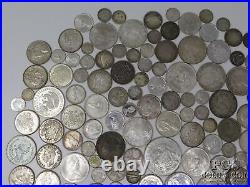 57.44ozt Assorted Foreign/World Silver Coins 1786.4g 27376