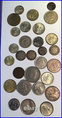 60 INTERNATIONAL CURRENCY Silver and Minor Coins French Francs 1837 Spain Mexico