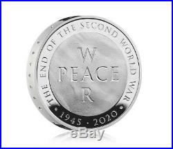 75th End of the Second World War 2020 £10 Five Ounce Silver Proof Coin Preorder